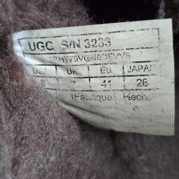 UGG Men\'s Ascot slippers, likely in the color Stout or Chocolate size 8 main image 7